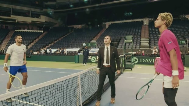 Protests outside, silence inside as Canada goes up 1-0 on Israel at Davis Cup tie