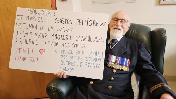 Meet the WWII veteran hoping to receive 100 birthday cards in time for his 100th