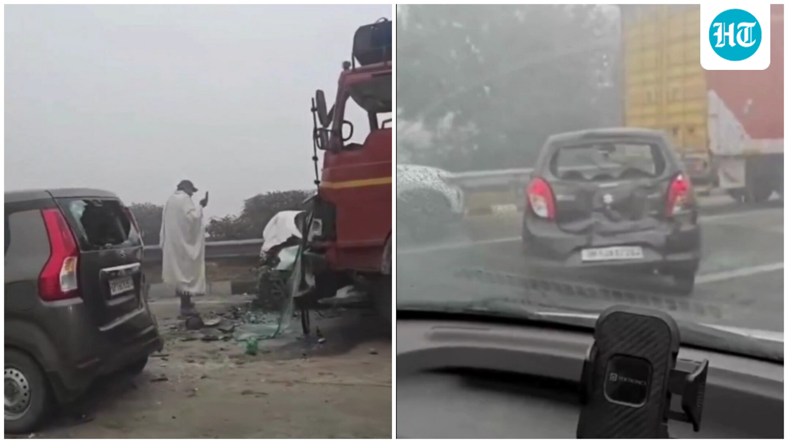 Fog triggers 15-vehicle pile-up on EPE; Noida police cut speed limits