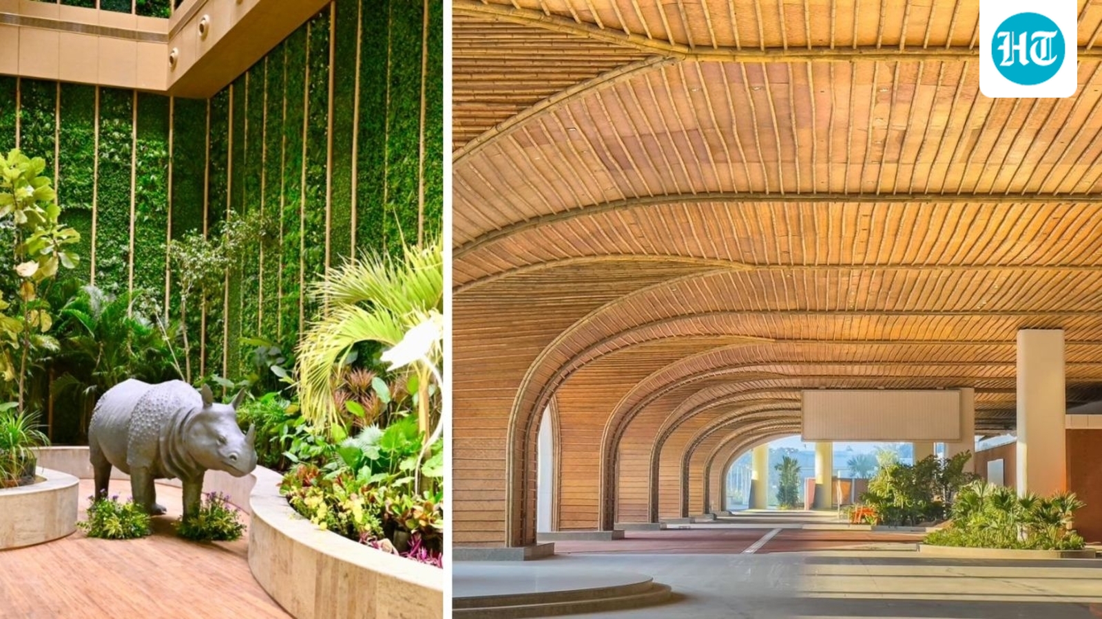Kopou phool columns, bamboo design: Inside India's first nature-themed airport terminal in Guwahati | Video