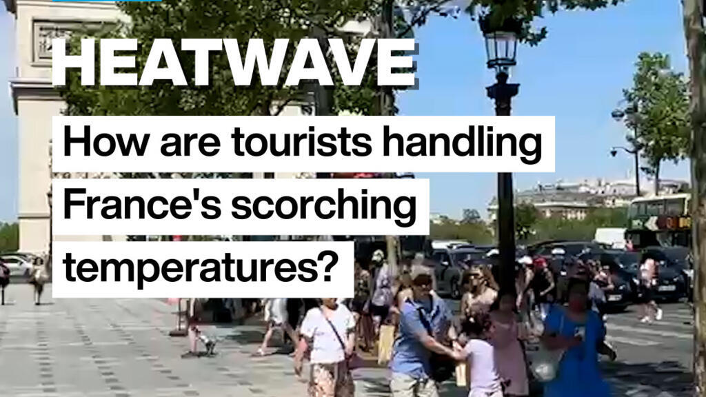 #Paris tourists struggle in historical #heatwave
