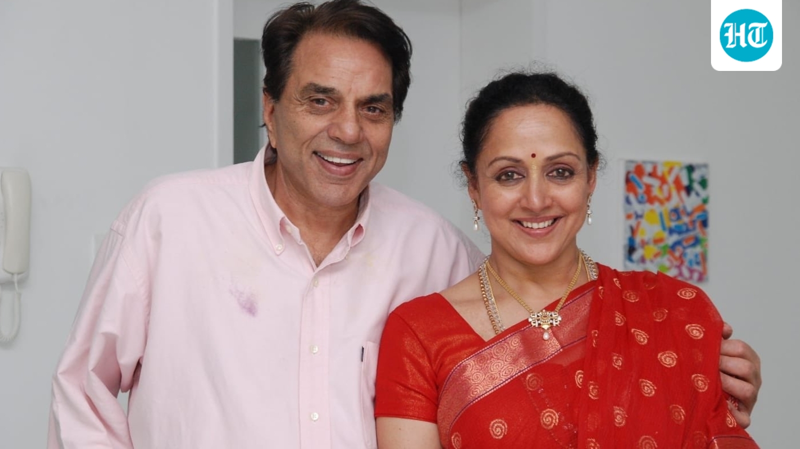 Hema Malini gives emotional speech at Dharmendra's prayer meet, calls him ‘jeevansaathi’: Humara pyaar sachcha tha