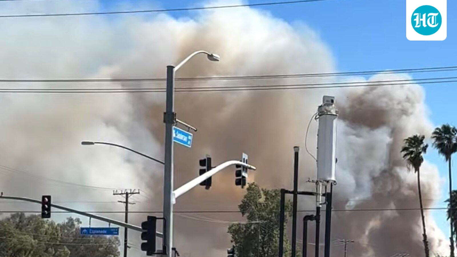 Sanderson Fire: Vegetation fire in Hemet sparks massive response; scary visuals emerge