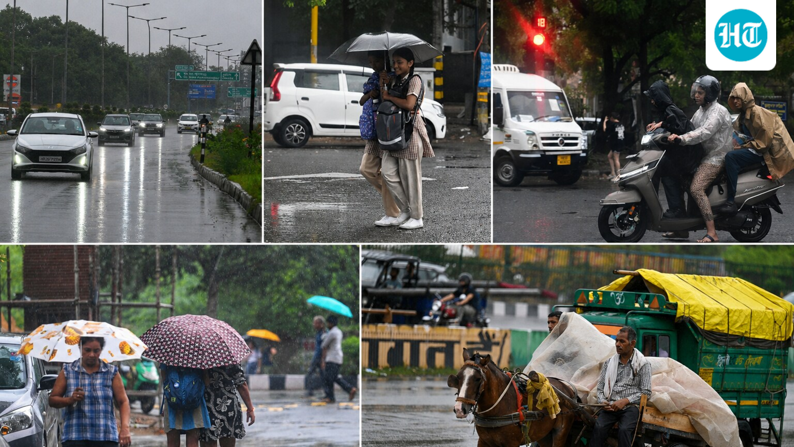 Weather news LIVE: Rain, relief and monsoon—Delhi gets all 3; Heavy rainfall disrupts Mumbai local train services