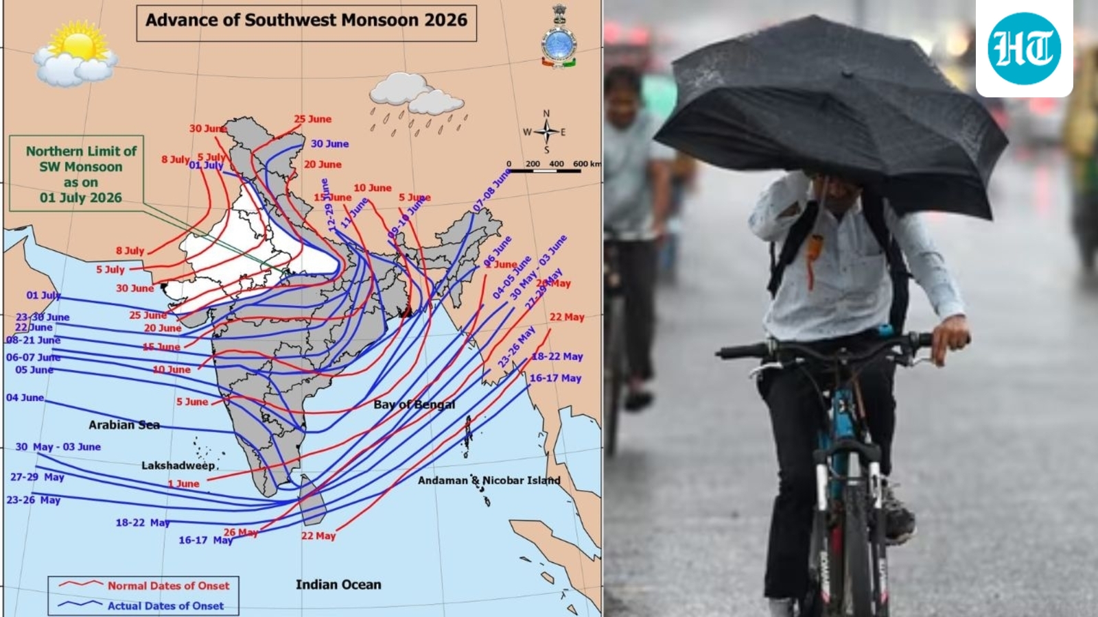 Where is monsoon and when is it coming to Delhi? IMD shares status | Check forecast