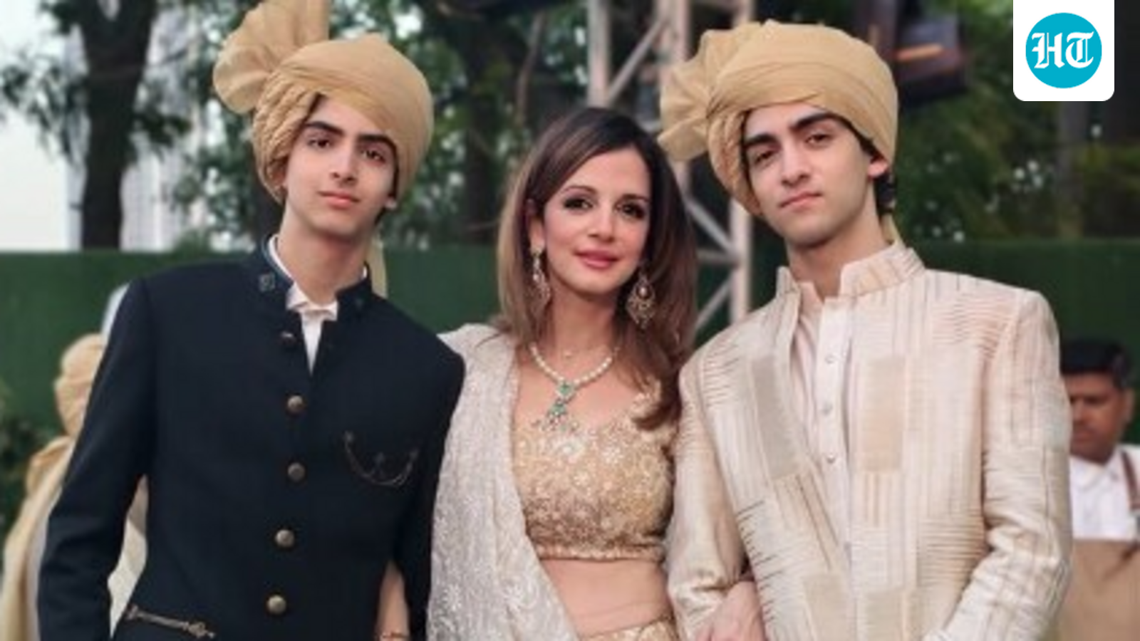 Sussanne Khan is proud of sons Hrehaan and Hridhaan, shares pics from ex-husband Hrithik Roshan's cousin's wedding