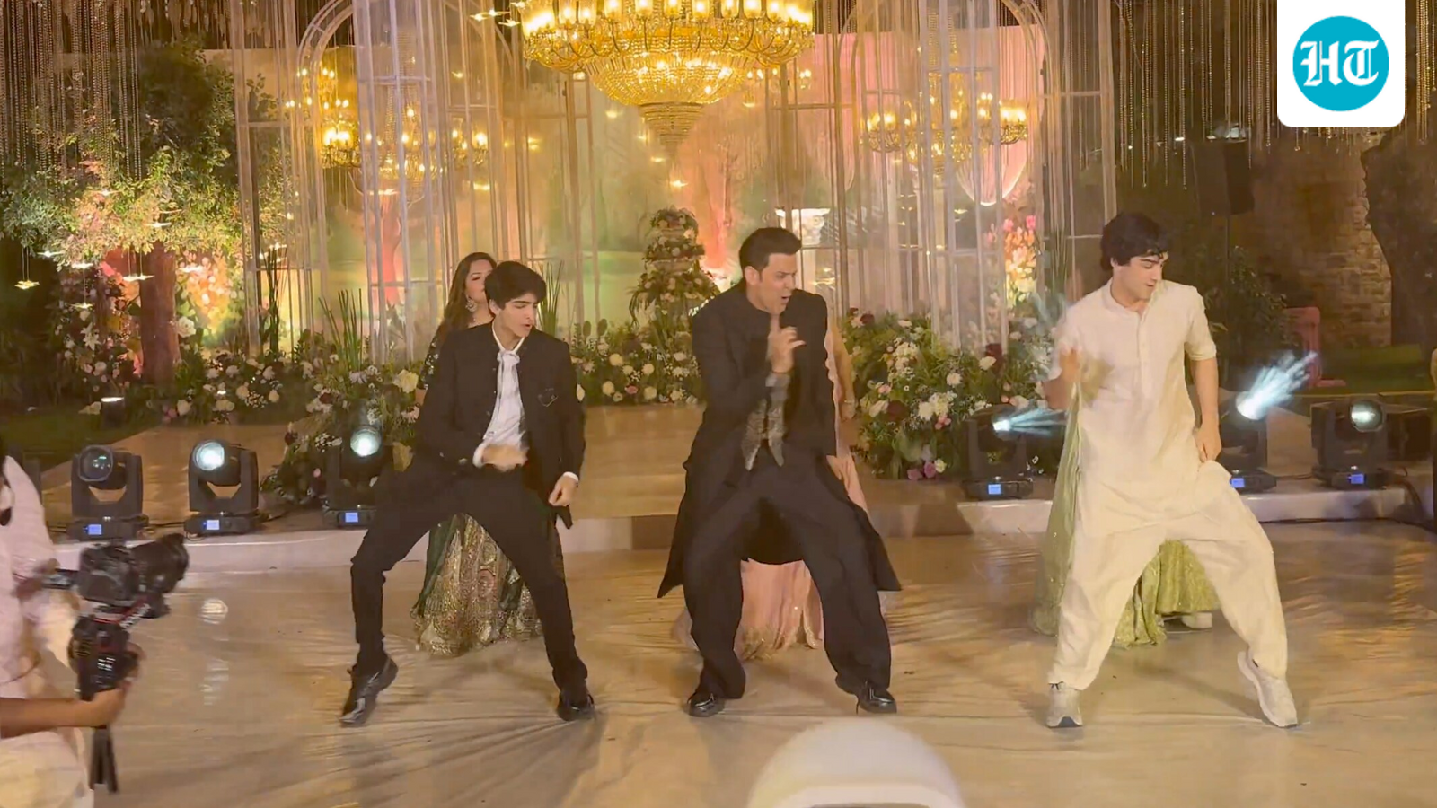 Hrithik Roshan dances with sons Hrehaan, Hridhaan at cousin's wedding; fans say: ‘Kids have inherited the right things’