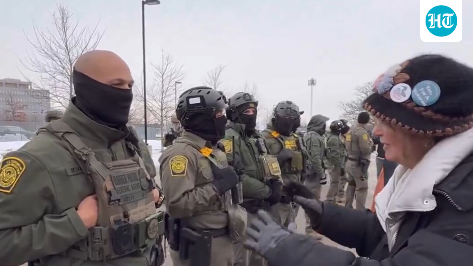 Renee Good shooting: Border Patrol agent hugs protestor in Minnesota amid tension over ICE action; video viral