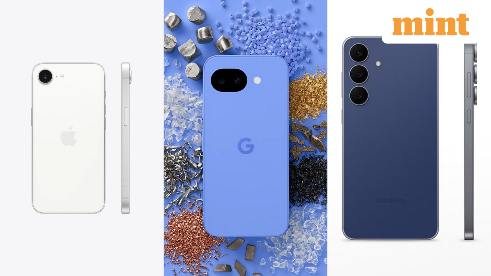 iPhone 17e vs Galaxy S25 FE vs Pixel 10a: Specs, features, India pricing and more compared