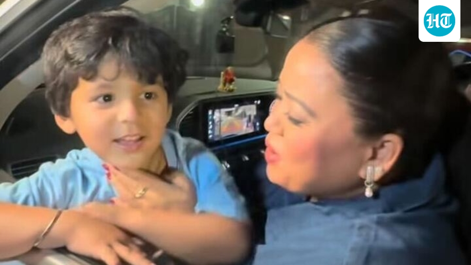 Bharti Singh's son melts hearts with his cuteness as he asks paparazzi ‘kyun aagye?’, tells them ‘photo baadmein’. Watch