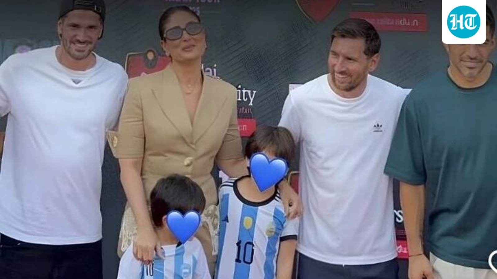 Jeh Ali Khan refuses to leave Messi's side even as mom Kareena Kapoor drags him away. Watch hilarious video
