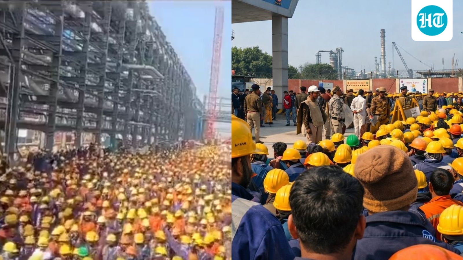 Workers' massive protest, official clarifies, Congress reacts: What's happening at Panipat refinery