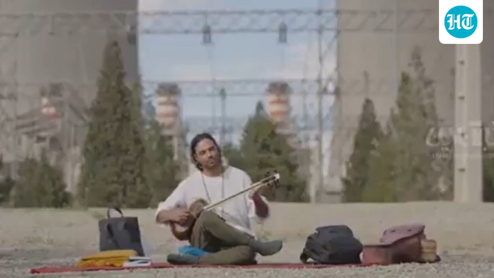 Watch | Iranian artist Ali Ghamsari performs in front of power plant amid Trump's ‘8 PM Eastern Time’ deadline