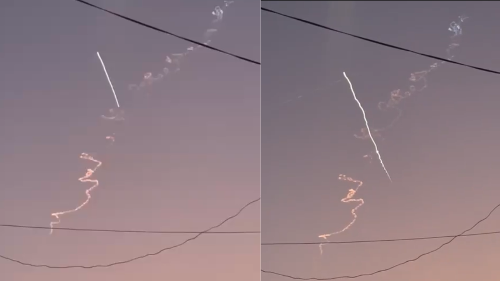 On Cam: Israel intercepts missiles from Iran hours after Trump's ceasefire claims
