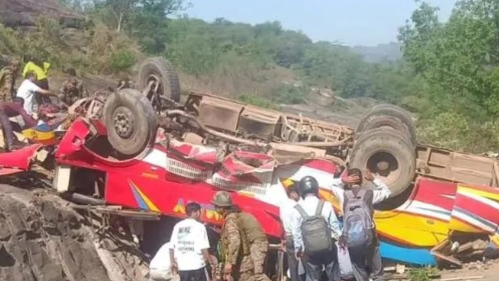 Many feared dead as passenger bus rolls down into gorge in Jammu and Kashmir's Udhampur district