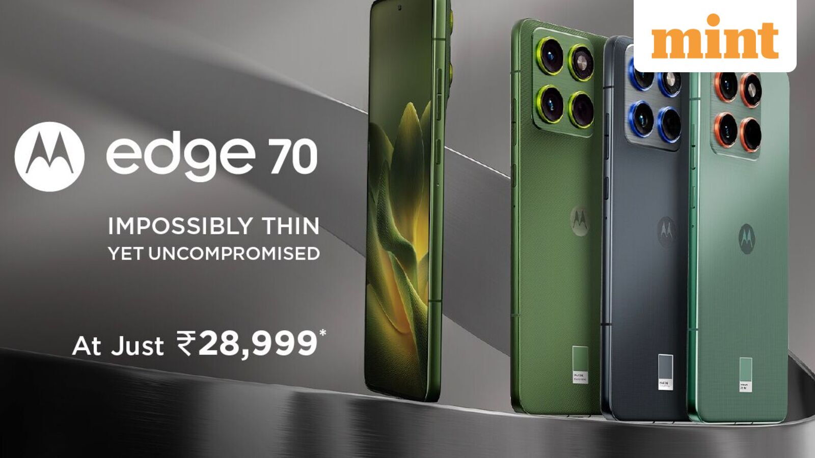 Motorola Edge 70 launched in India with Snapdragon 7 Gen 4 chip: Price, specifications and more