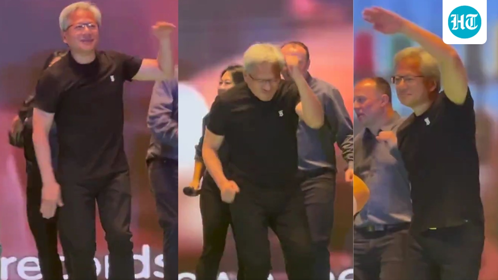 Watch: Nvidia's Jensen Huang dances with employees at company event, internet calls him 'Legendary CEO'