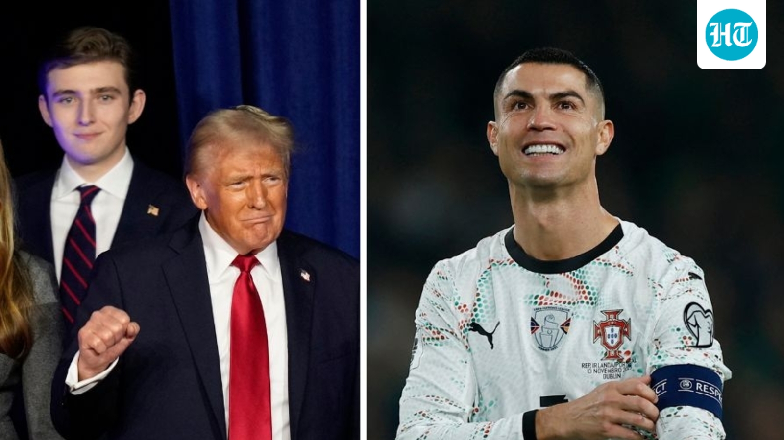 Trump gives shout-out to Cristiano Ronaldo at White House dinner, says Barron met him: ‘My son is a big fan’