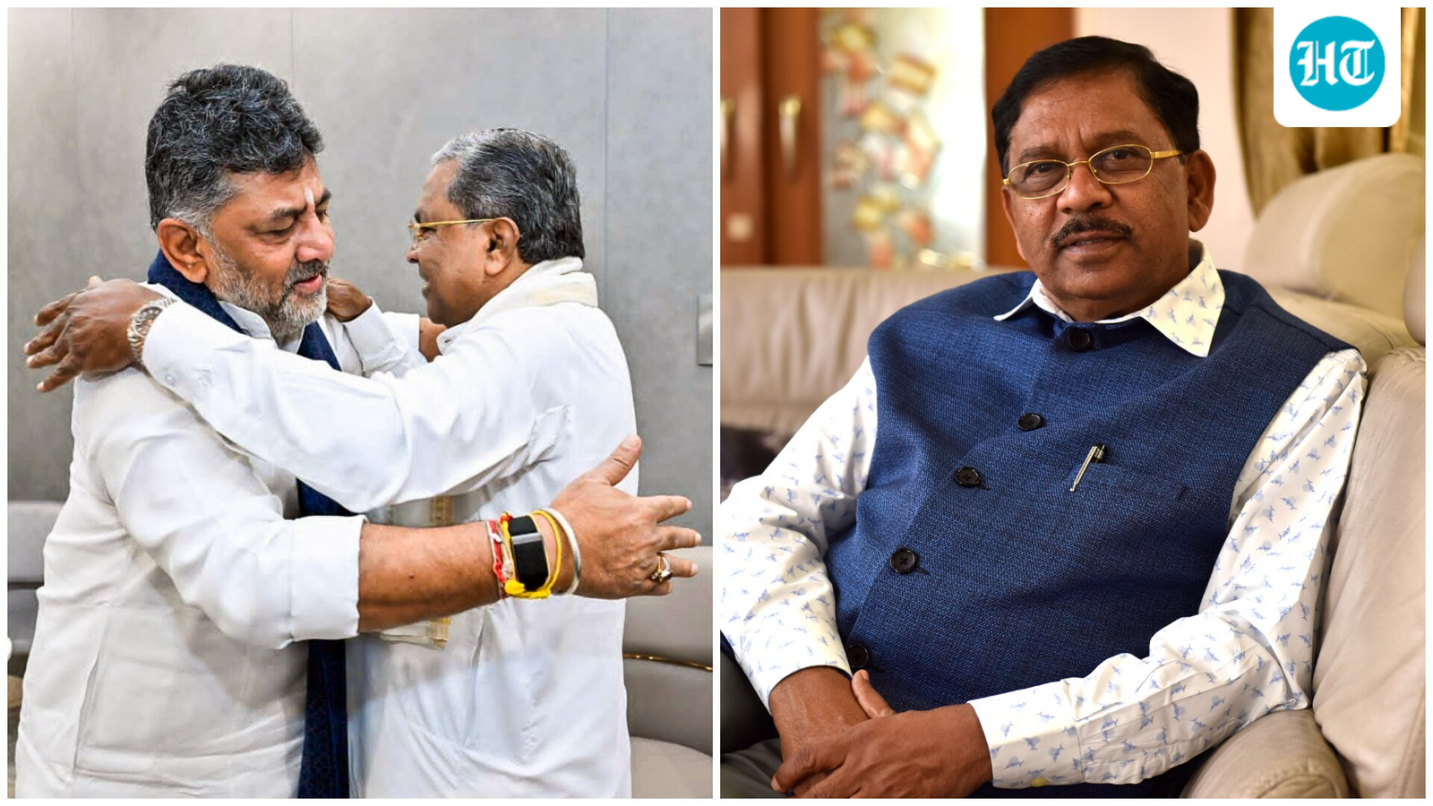 Shivakumar oath ceremony LIVE: DKS meets Siddaramaiah ahead of oath; G Parameshwara to be deputy CM