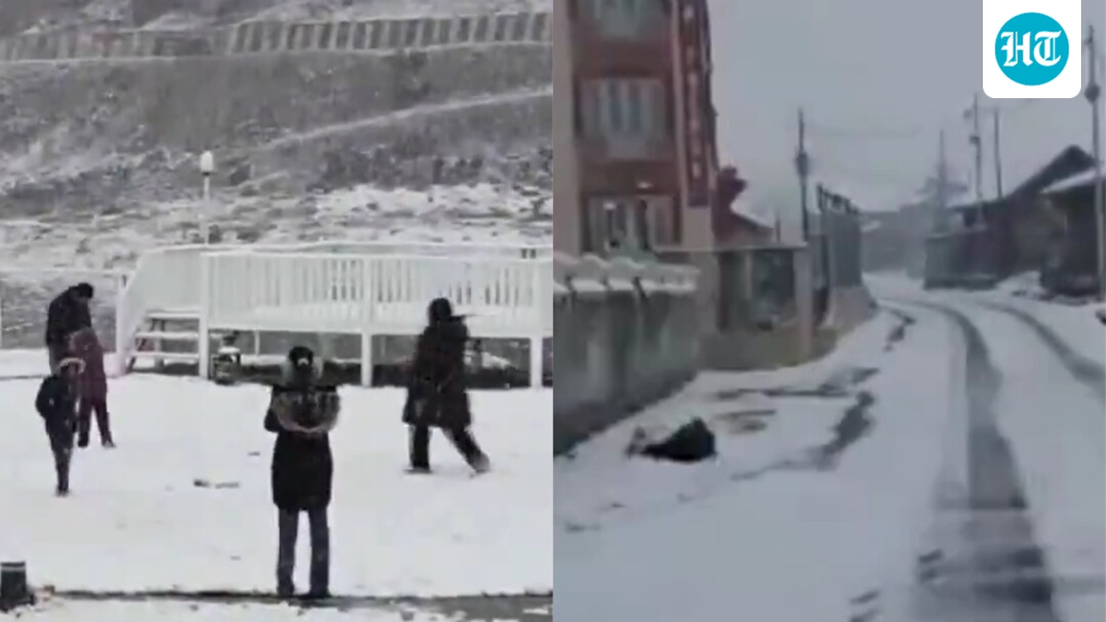 Kashmir witnesses fresh spell of snowfall as Chillai-Kalan begins | Videos