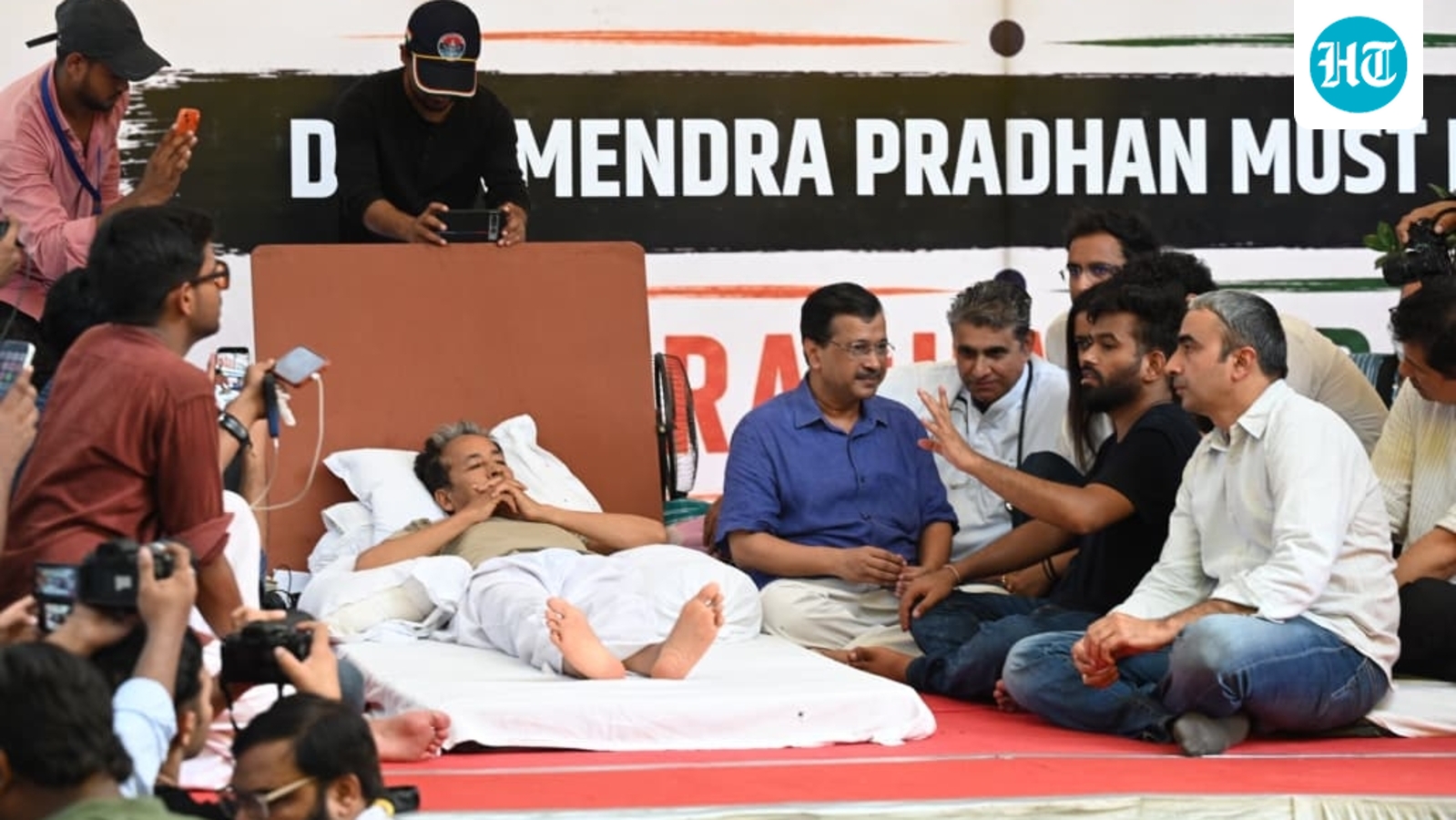 Sonam Wangchuk hunger strike LIVE: Kejriwal meets Wangchuk at CJP protest; Congress appeals to activist to end strike