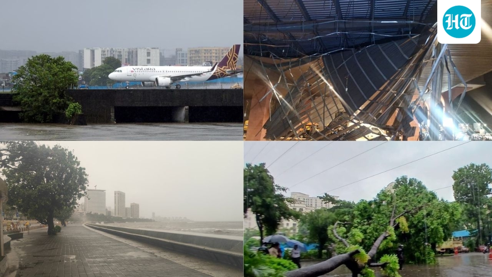 Mumbai rains LIVE: Heavy rain disrupts flight operations in Delhi, Mumbai; airlines issue advisories