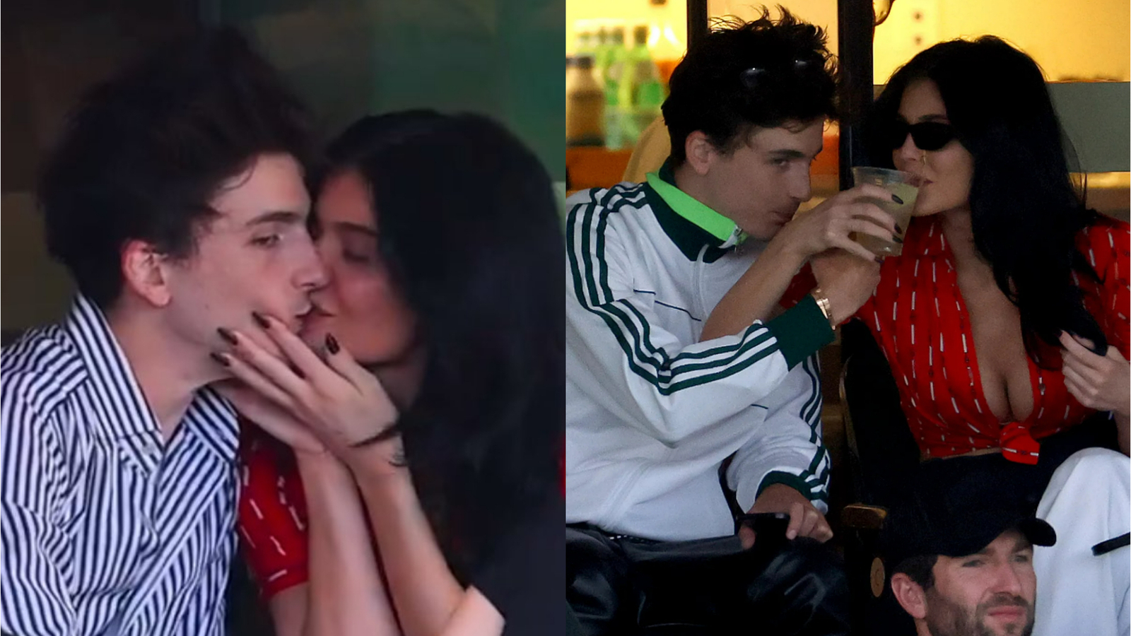 Timothee Chalamet refuses to kiss gf Kylie Jenner in awkward PDA video at tennis match; ‘he just not that into her’