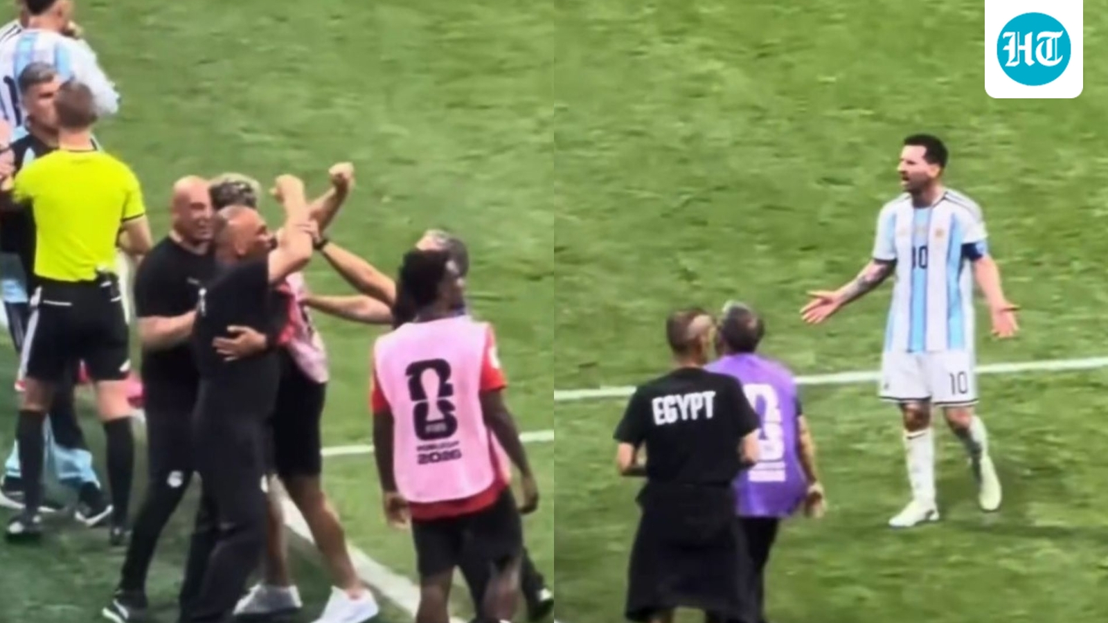 Lionel Messi exchange under scanner after Egypt coach's anti-racism gesture in Argentina's controversial World Cup win