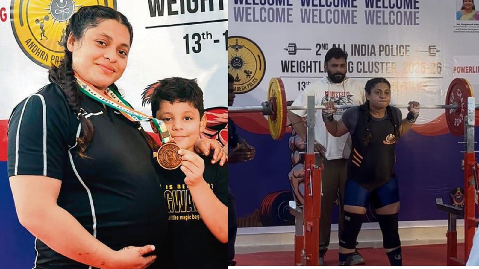 My baby and I’ve won this medal together: Viral 7-months-pregnant Delhi Police constable and weightlifter Sonika Yadav