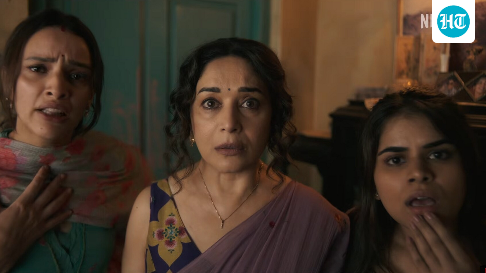 Maa Behen review: This thriller-comedy with Madhuri Dixit, Triptii Dimri and Dhaarna isn’t what it seems, and that works