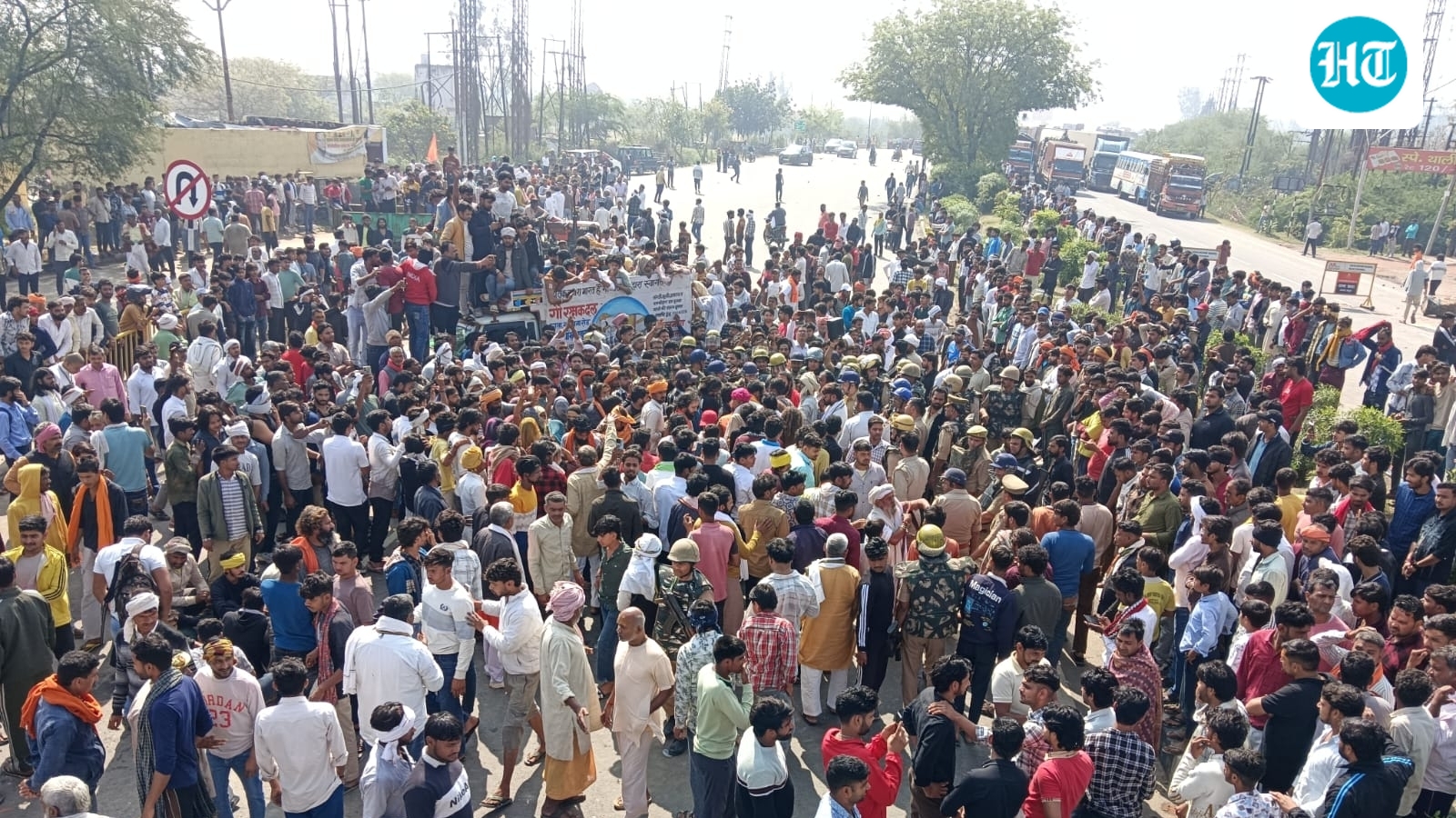 Protests erupt in Mathura after cow vigilante Farsa Baba run over by truck; supporters allege murder, block highway