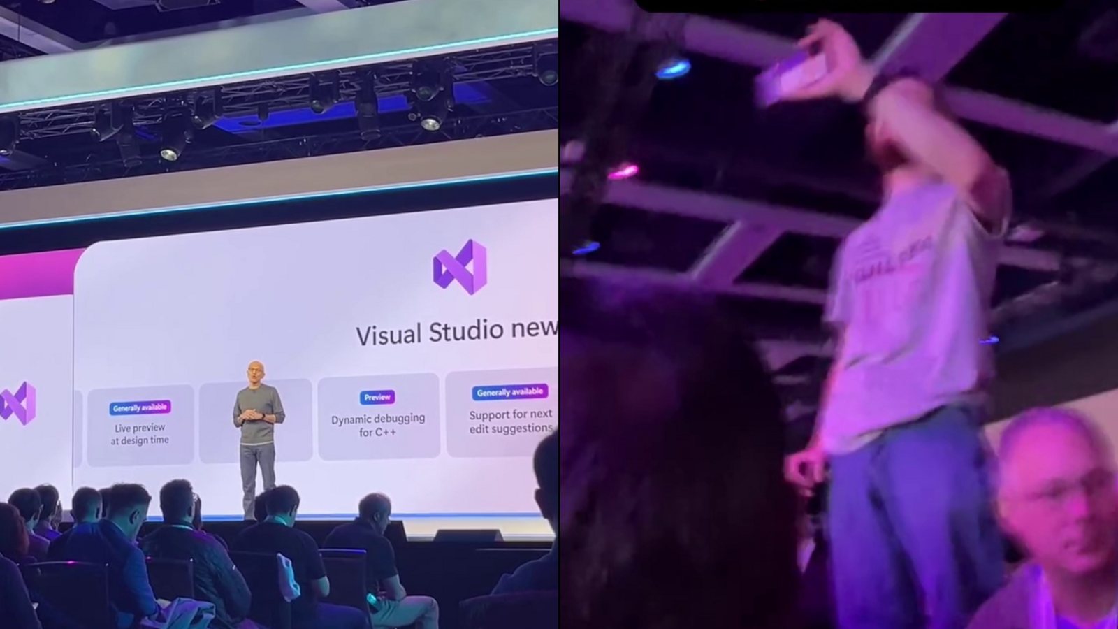 Video of Microsoft employee disrupting Satya Nadella’s keynote speech goes viral