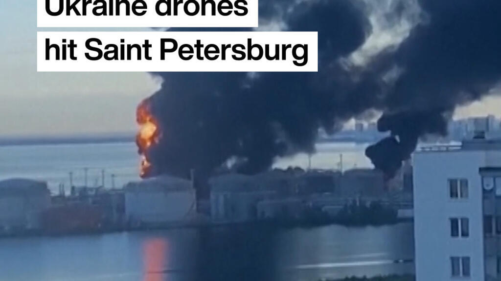 Russia: Ukraine drones hit Saint Petersburg