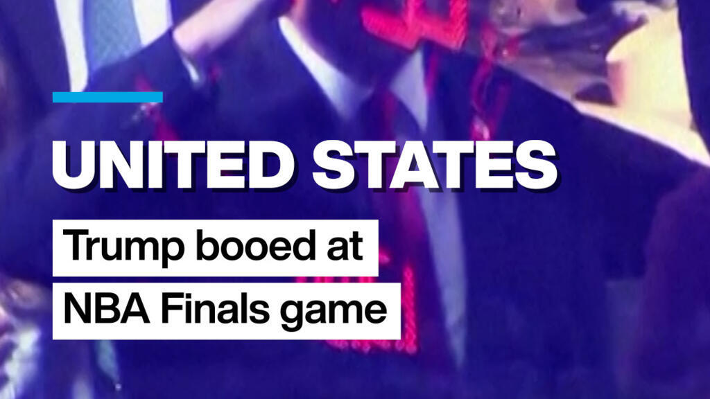 Trump booed at New York arena before NBA Finals game