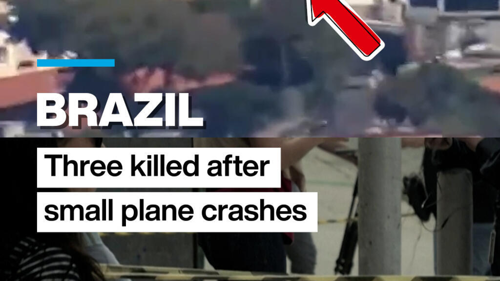 Three killed after small plane crashes in southeastern Brazil