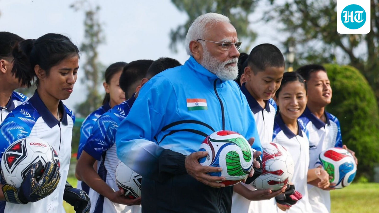 ‘We learnt, we played’: PM Modi's ‘football morning’ with children in Gangtok | Watch