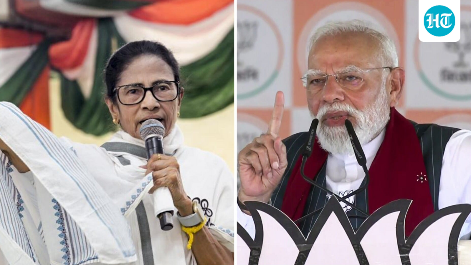 'Mati handed to infiltrators,' Modi attacks TMC in last leg of campaign; Mamata says 'BJP dar gaya'