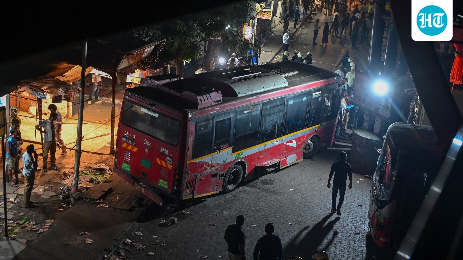 Mumbai BEST bus accident caught on camera; CCTV shows people panicking, rushing to safety