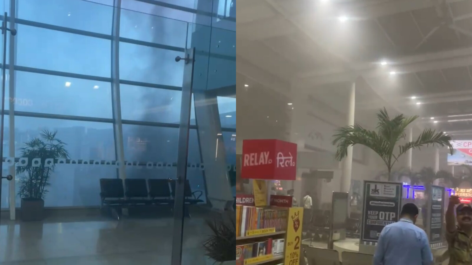 Fire reported inside Terminal 1B of Mumbai's Chhatrapati Shivaji International Airport