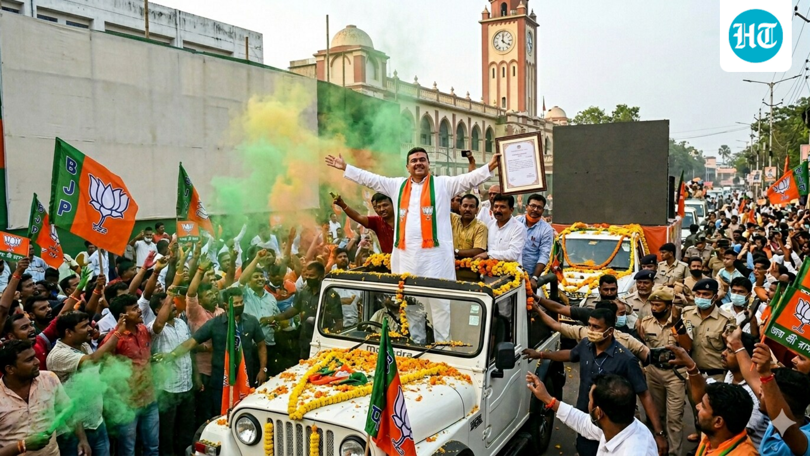 BJP's Suvendu Adhikari faces stiff challenge from TMC's Pabitra Kar as Nandigram battle heats up