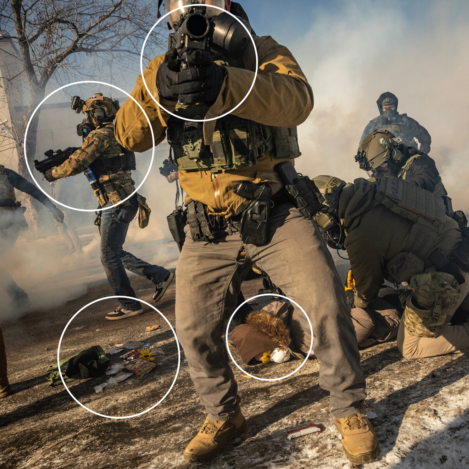 Photo Shows ICE Agents Deploying at Minneapolis Protest After Alex Pretti Shooting