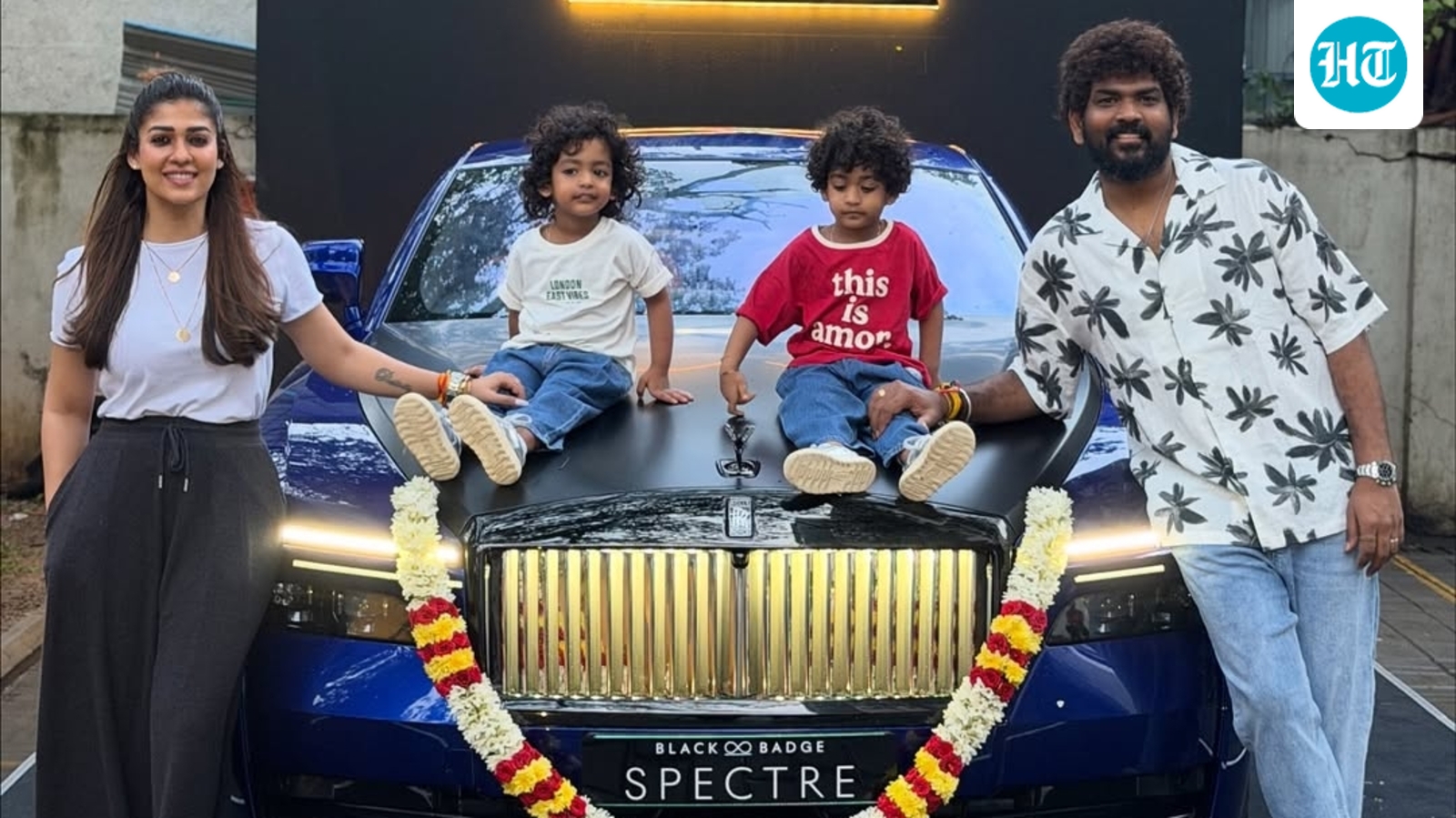 Vignesh Shivan surprises Nayanthara on birthday with  ₹10 crore Rolls-Royce Spectre