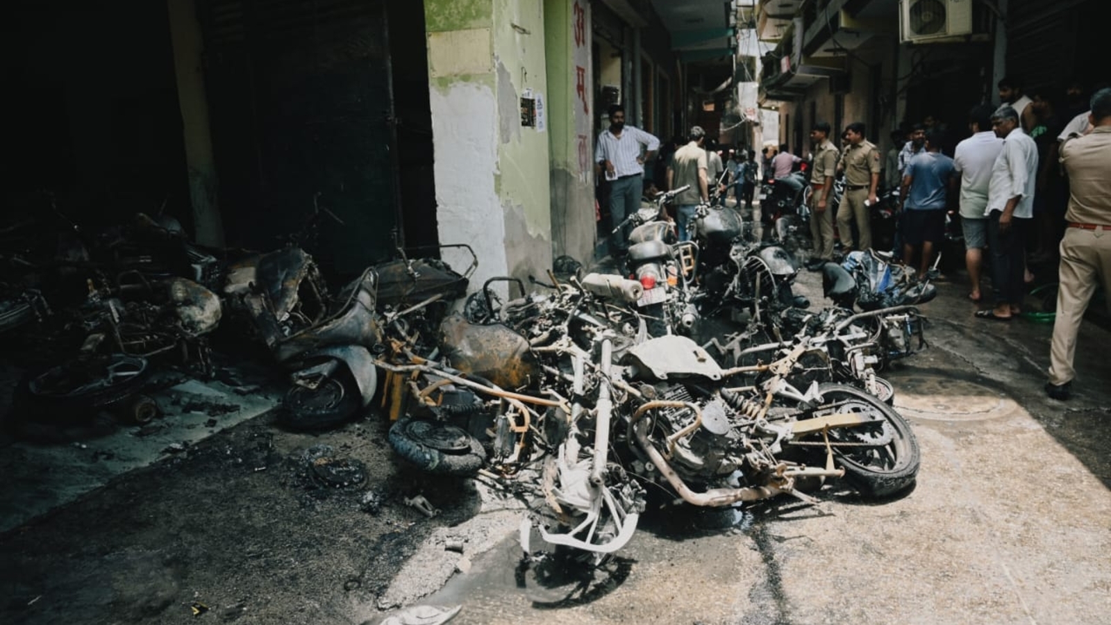 2 killed after fire breaks out at building in Mamura village in Noida's Sector 66