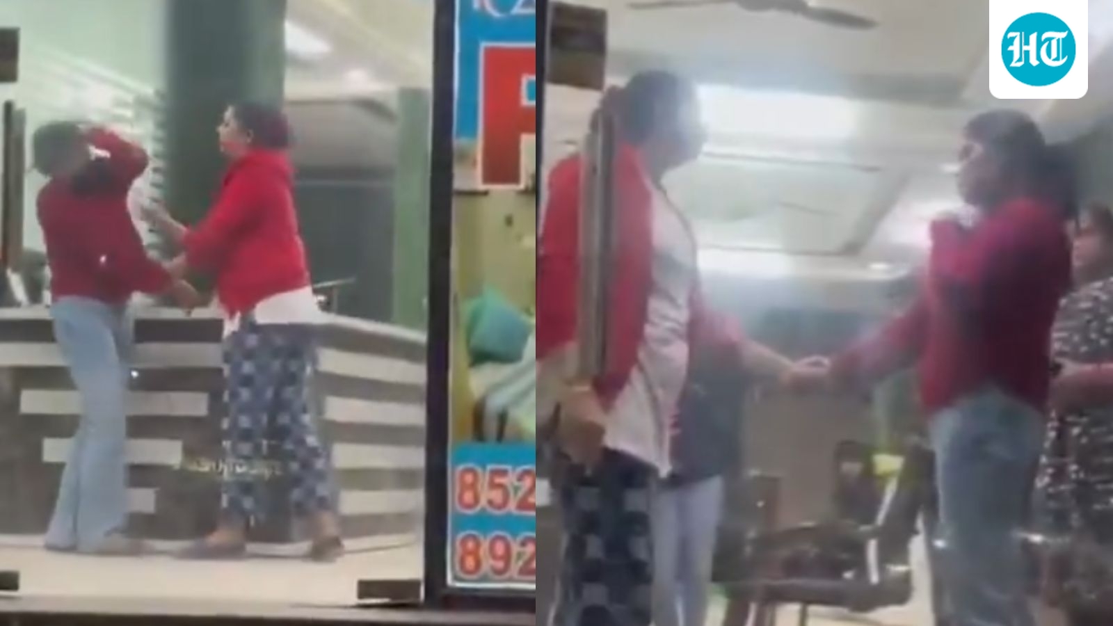 Woman PG owner in Noida slaps law student over vacating accommodation | On cam