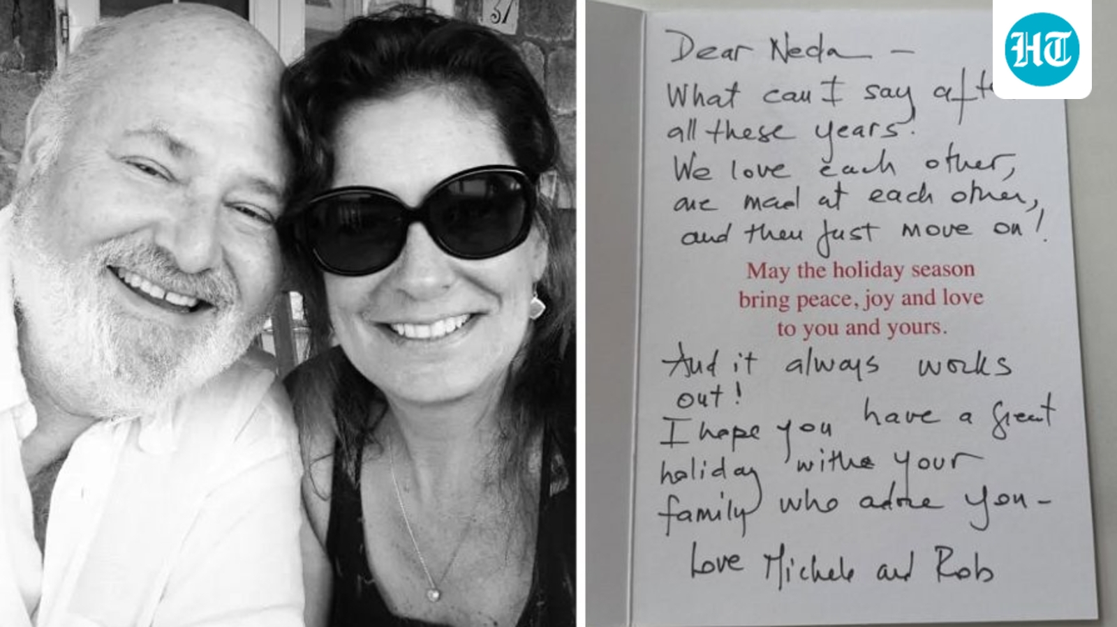 Rob, Michele Reiner’s heartwarming holiday cards reach loved ones days after their deaths, ‘Even from heaven…’