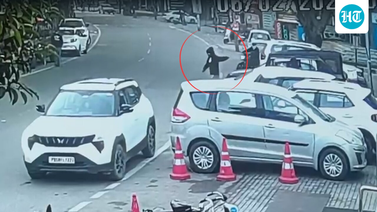 Shocking CCTV captures AAP leader shooting, attackers fire 8-10 shots, flee on scooter