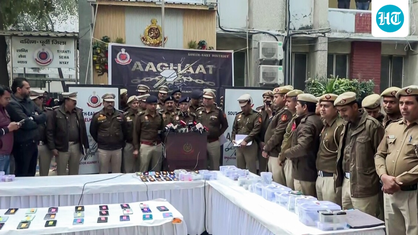 20 pistols, 6 kg ganja, 310 phones: What Delhi police seized during ‘Operation Aaghat 3.0’