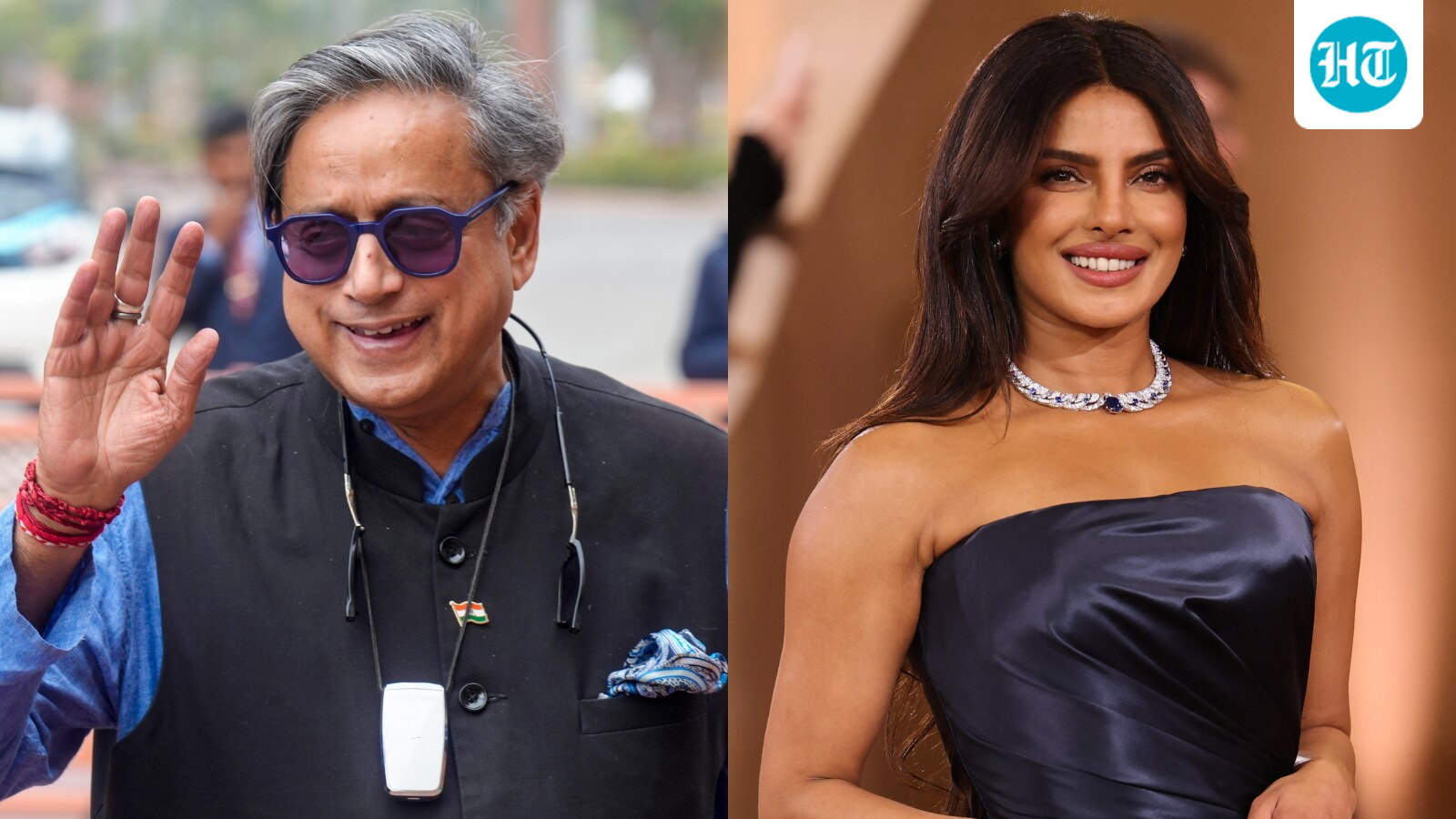 ‘Not together, alas!’: Shashi Tharoor jokes over not sharing stage with Priyanka Chopra at Harvard event