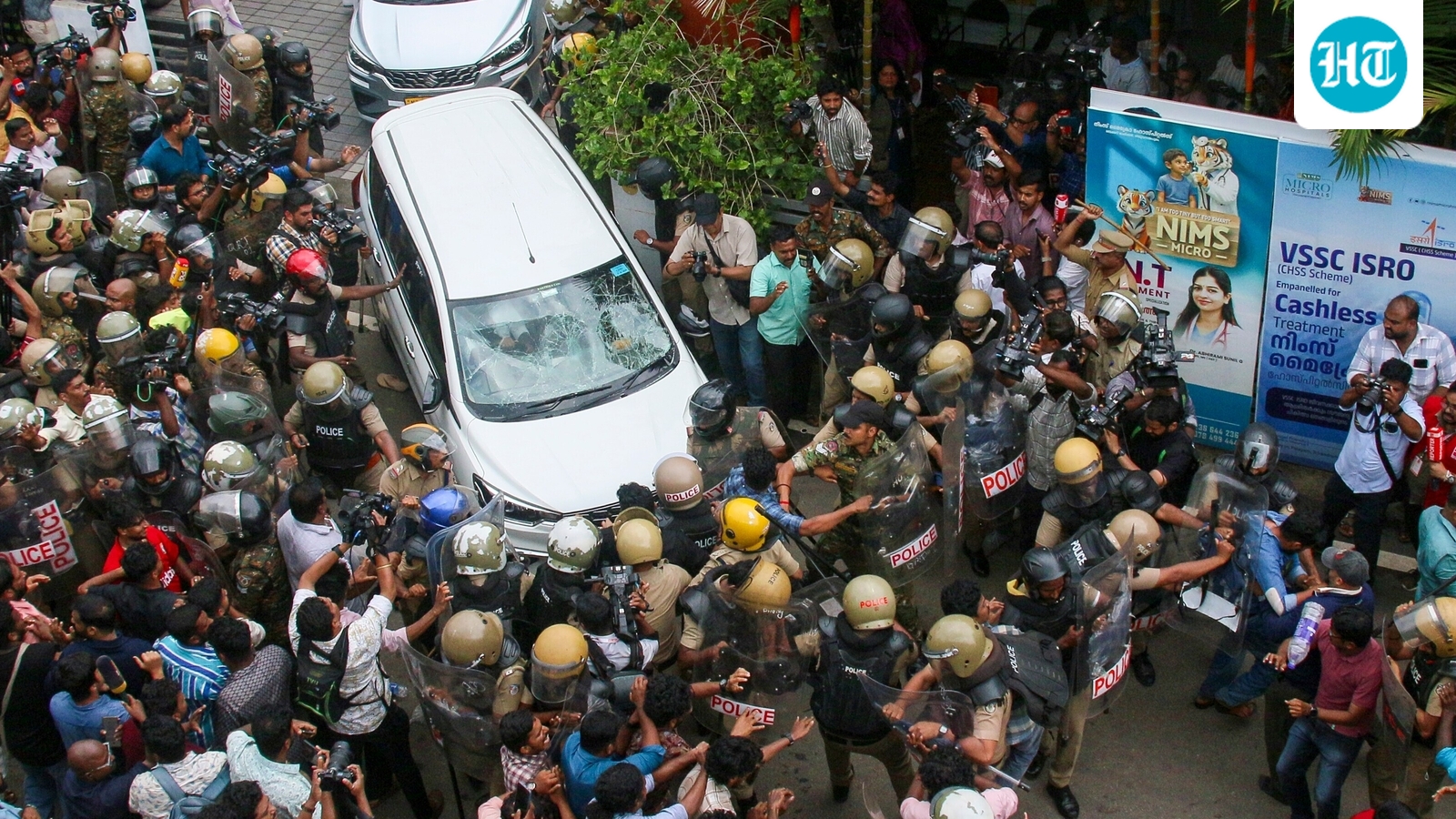 8 arrested for attack on ED officials after raid at ex-Kerala CM Pinarayi Vijayan's residence