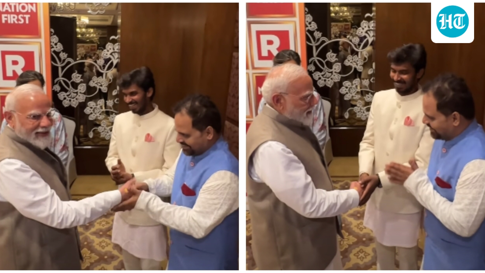 PM Narendra Modi meets Panchayat stars, shares reel with theme song of the series. Watch